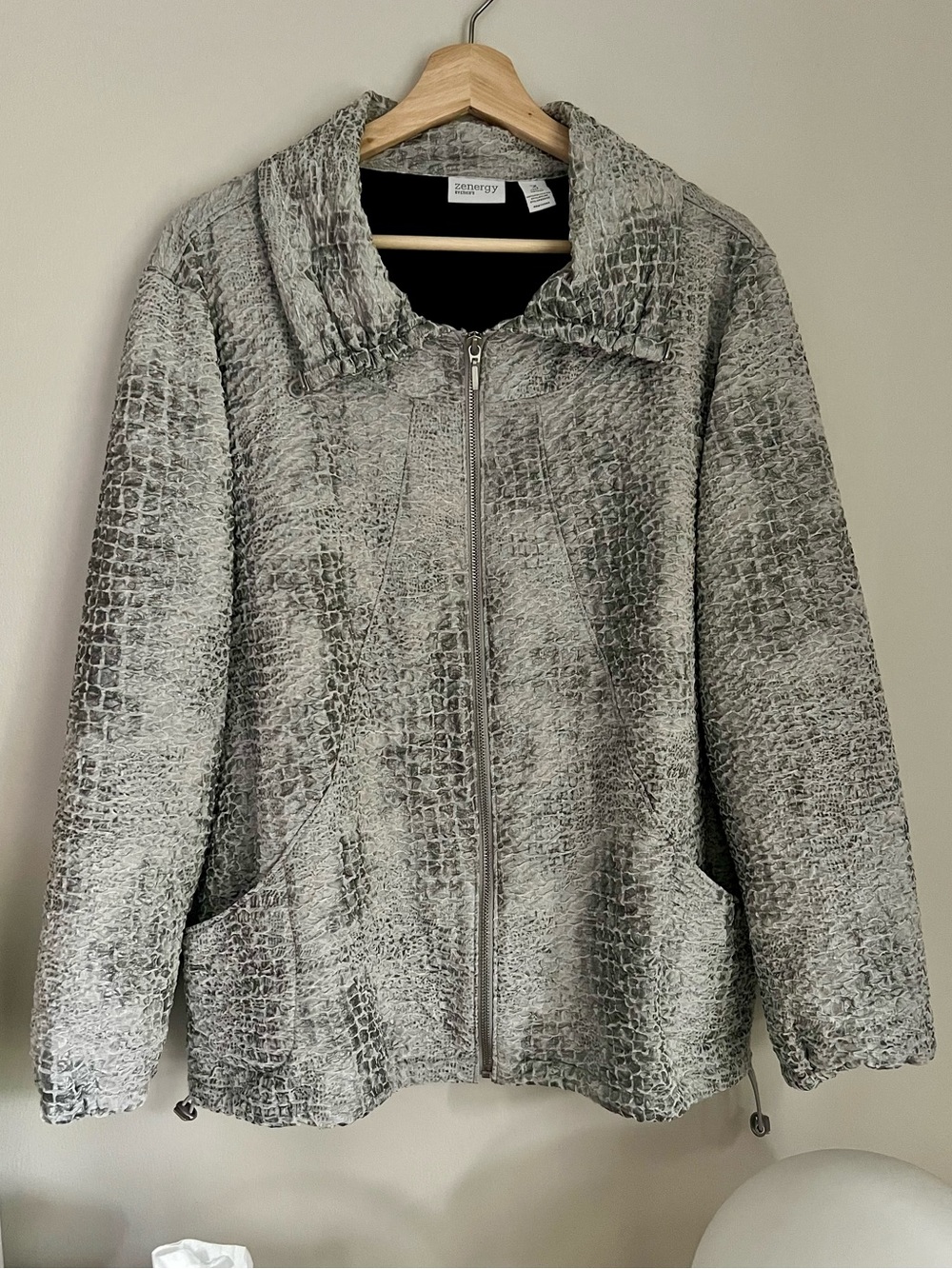 Zenergy by Chico’s Casual Zip Up Jacket
